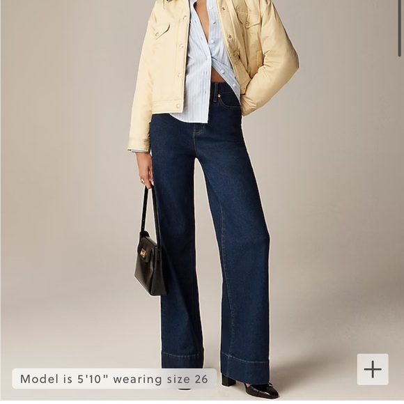 J.Crew Denim Trouser in Fiorellas Wash - Picture 2 of 7